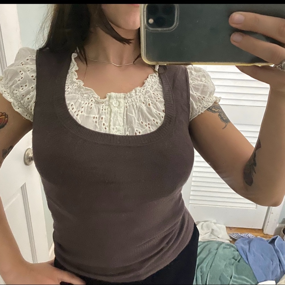 Exact dupe of Bebe Milkmaid Top